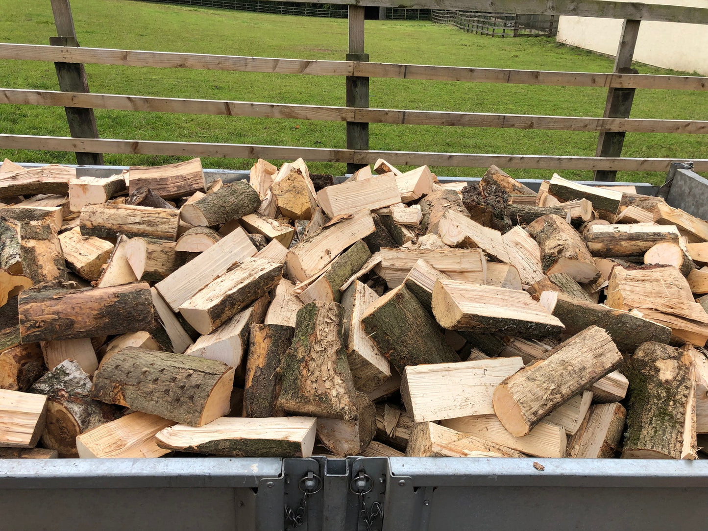 Extra Large Kiln Dried Hardwood Load Full Trailer – Ready To Burn