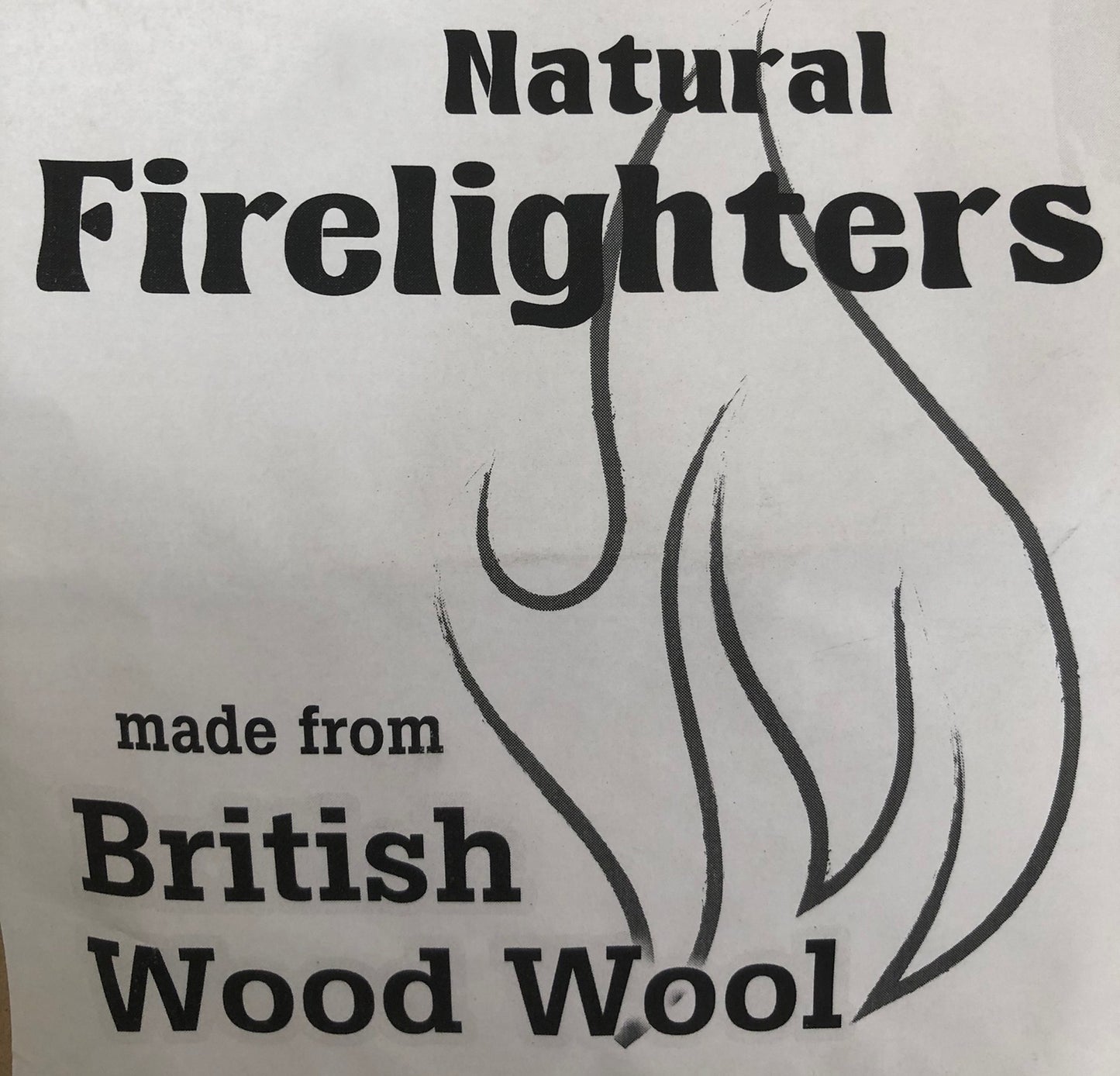 Wood Wool Natural Firelighters 200 piece Pack – Perfect for lighting any Log Burner or Charcoal BBQ